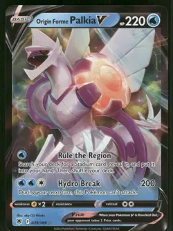 Origin Forme Palkia V 039/189 Ultra Rare Holo NM Pokemon SWSH10: Astral Radiance - Image 1