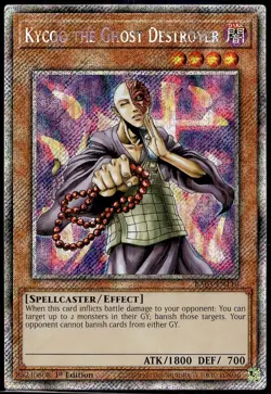 Kycoo the Ghost Destroyer (Platinum Secret Rare) RA03-EN110 LP YuGiOh Buy 10 Get - Image 1