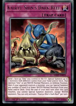 Kairyu-Shin's Dark Reef LED9 LED9-EN022 MP YuGiOh Buy 10 Get 10 Free | Free Ship - Image 1