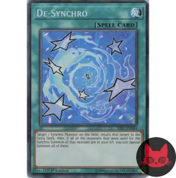Yugioh De-Synchro HISU-EN044 Super Rare 1st Edition HP - Image 1