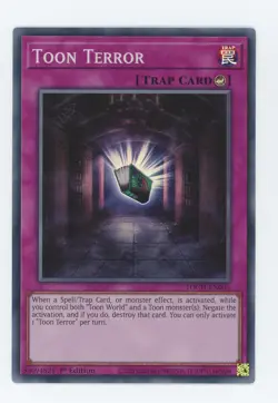 Yugioh Toon Terror TOCH-EN005 Super Rare 1st Edition NM - Image 1