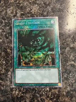 Yugioh Giant Trunade - RA03-EN097 - Platinum Secret Rare - NM - Image 1
