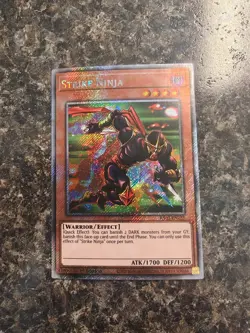 Yugioh Strike Ninja - RA03-EN131 - Platinum Secret Rare - NM - Image 1