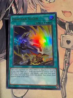 Yugioh Asian English ALIN-AE066 Gordian Slicer Ultra rare NM - Image 1