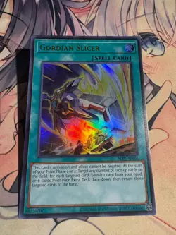 Yugioh Asian English ALIN-AE066 Gordian Slicer Ultra rare NM - Image 4