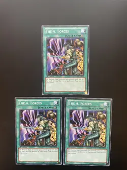 Yugioh The A. Forces SDWA-EN024 1st Edition Common LP/MP X3 - Image 1