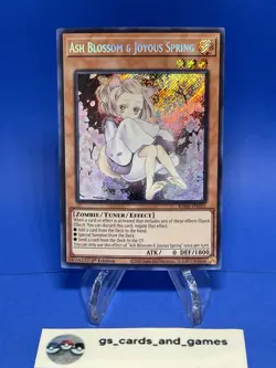 Ash Blossom & Joyous Spring RA04-EN025 - Secret Rare - Yugioh Stampede - Image 1