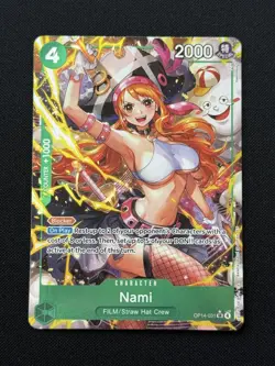 Nami Alternate Art Foil OP14-031 The Azure Sea's Seven One Piece - Image 1
