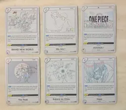 Anime 25th Collection EB02 Music Event We Are One Piece TCG ENGLISH SET OF 6 - Image 1