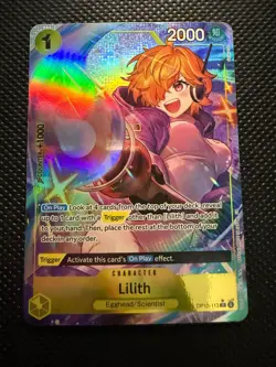 Lilith OP13-113 (Alternate Art) Carrying On His Will (2025 One Piece) NM - Image 3