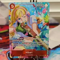 One Piece A Fist Of Divine Speed Hibari OP11-010 Alternate Art - Image 1