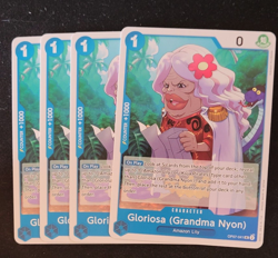 x4 Gloriosa (Grandma Nyon) OP07-041 UC One Piece 500 Years in the Future Eng - Image 1