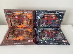 One Piece Card Game: Illustration Box (IB-05) Vol.5 x2 and Vol.6 x2 Sealed! - Image 1