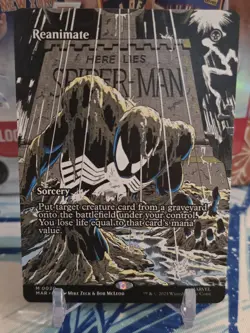 Reanimate Borderless Nonfoil Spider-man Card #0020 MTG - Image 1