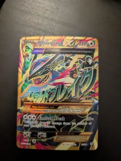 Pokemon M Rayquaza (Shiny) EX Full Art Ultra Rare Ancient Origins Card 98/98 LP - Image 2