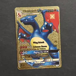 Pokemon Charizard GX 250HP Gold Foil Fan Art Card SV49 / SV94 - Image 1