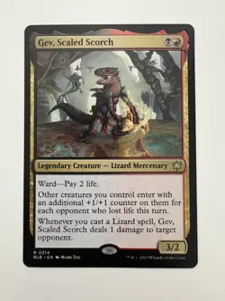 Gev Scaled Scorch MTG Magic the Gathering Card NM Near Mint DFT - Image 1