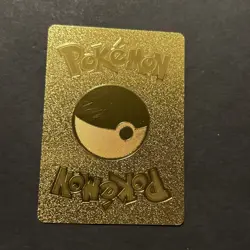 Pokemon Charizard V Gold Foil Fan Art Collector Card - Black - 79/73 - 220 HP - Image 2
