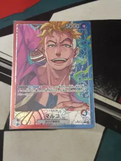 One Piece Card OP08-002 Marco Leader Alt Art Japanese TCG NM - Image 1