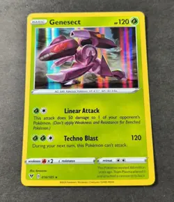 Pokemon Vivid Voltage Genesect Holo Rare Card 016/185 NM - Image 1
