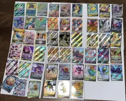 Huge Pokemon Ultra Rare Card Lot V VMAX VSTAR ex Full Art Rainbow Gold 50+ - Image 1