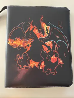 Pokemon Themed 4 Ring Large Zipper Binder For Trading Cards NM/M - Image 1