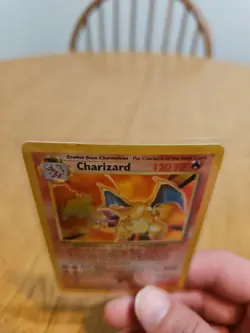 1999 Pokemon TCG Base Set Charizard Holo Unlimited Rare Vintage Card 4/102 - Image 3