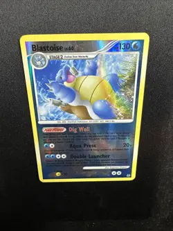 Blastoise 2/127 Platinum Reverse Holo 2009 Pokemon Card LP-NM - Image 3