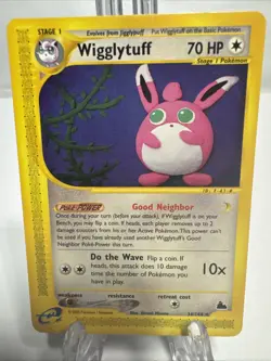 Wigglytuff - 34/144 - Rare - Non Holo - Skyridge - Pokemon Card - NM/M - Image 1