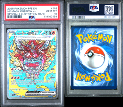 PSA 10 Hearthflame Mask Ogerpon ex 148 Prismatic Evolutions English Pokemon Card - Image 3