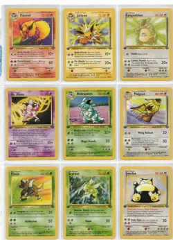 Vintage 1999 Pokemon Jungle 1st Edition Complete Set (64/64 Cards) NM/M - Image 3