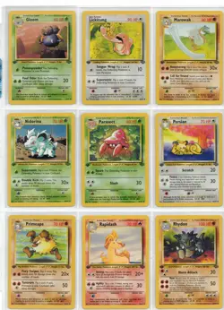 Vintage 1999 Pokemon Jungle 1st Edition Complete Set (64/64 Cards) NM/M - Image 5