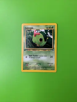 Caterpie 53/75 1st Edition Neo Discovery Pokemon Card NM - Image 1