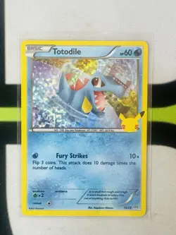 Totodile 18/25 2021 McDonald's 25th Anniversary Promo Pokemon Card - NM - Image 1