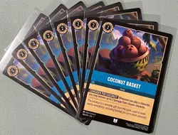 4x Disney Lorcana Coconut Basket 166/204 Uncommon NM Card Regular - Image 1
