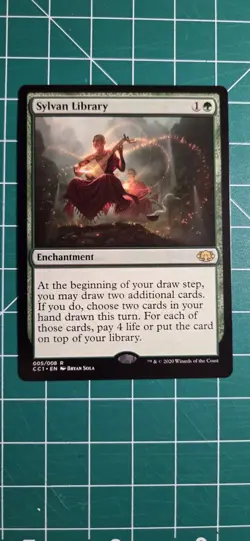 Sylvan Library Commander Collection Green Regular Enchantment Card #5 - Image 1
