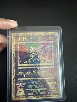 Pokemon TCG Ancient Mew Promo Holo Rare Card 1999/2000 Swirl - Image 1