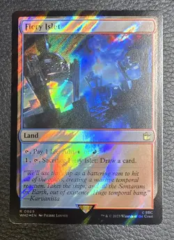 Fiery Islet (Surge Foil) Universes Beyond: Doctor Who Foil - Image 1