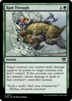 Ram Through 0314 - Regular - NM - Commander Masters MTG - Image 1