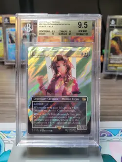 BGS Gem Mint 9.5 Aerith Gainsborough Surge Foil 0519 MTG 2025 Final Fantasy - Image 1
