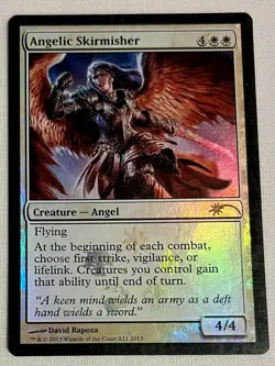 Angelic Skirmisher Media Promos Foil Magic the Gathering LP - Image 1