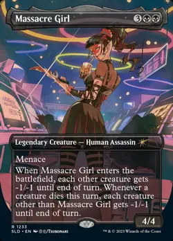Massacre Girl (Borderless) [Secret Lair Drop Series] Magic MTG - Image 1