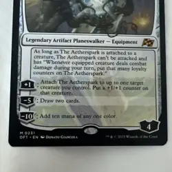 Magic the Gathering - MTG The Aetherspark Near Mint - DFT Mythic #231 - Image 3