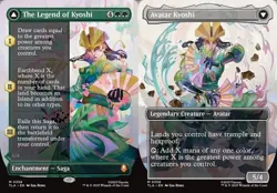 The Legend of Kyoshi // Avatar Kyoshi - Foil Extended Art TLA NM MTG - Image 1