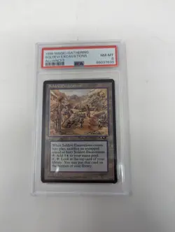 1996 MTG Magic The Gathering "Soldevi Excavations" Alliances PSA 8 - Image 1