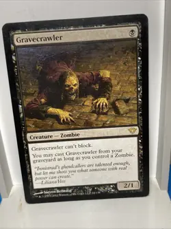 Gravecrawler 64 Dark Ascension Regular Nm MTG TCG - Image 1
