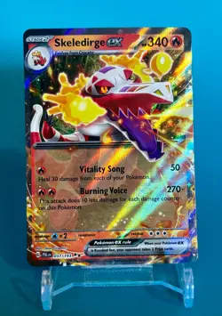 Skeledirge Ex #37 Pokemon Card - Paldea Evolved 037/193 NM Double Rare Holo TCG - Image 1