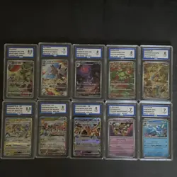 Pokemon Graded Bundle Of 10 Slabs - Image 1
