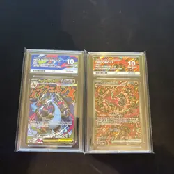 ACE 10 Pokemon TCG Mega Charizard X ex 023 & Oricorio ex 024 UPC Promo - Image 1