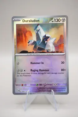 Duraludon Master Ball Pattern 069/131 Sv: Prismatic Evolutions Holo Pokemon - Image 1